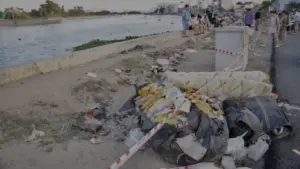 'Biển Gò Vấp' nhếch nhác vì khách xả rác