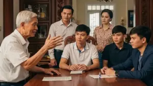 Con trai út được 3/4 tài sản thừa kế dù nhà năm anh em