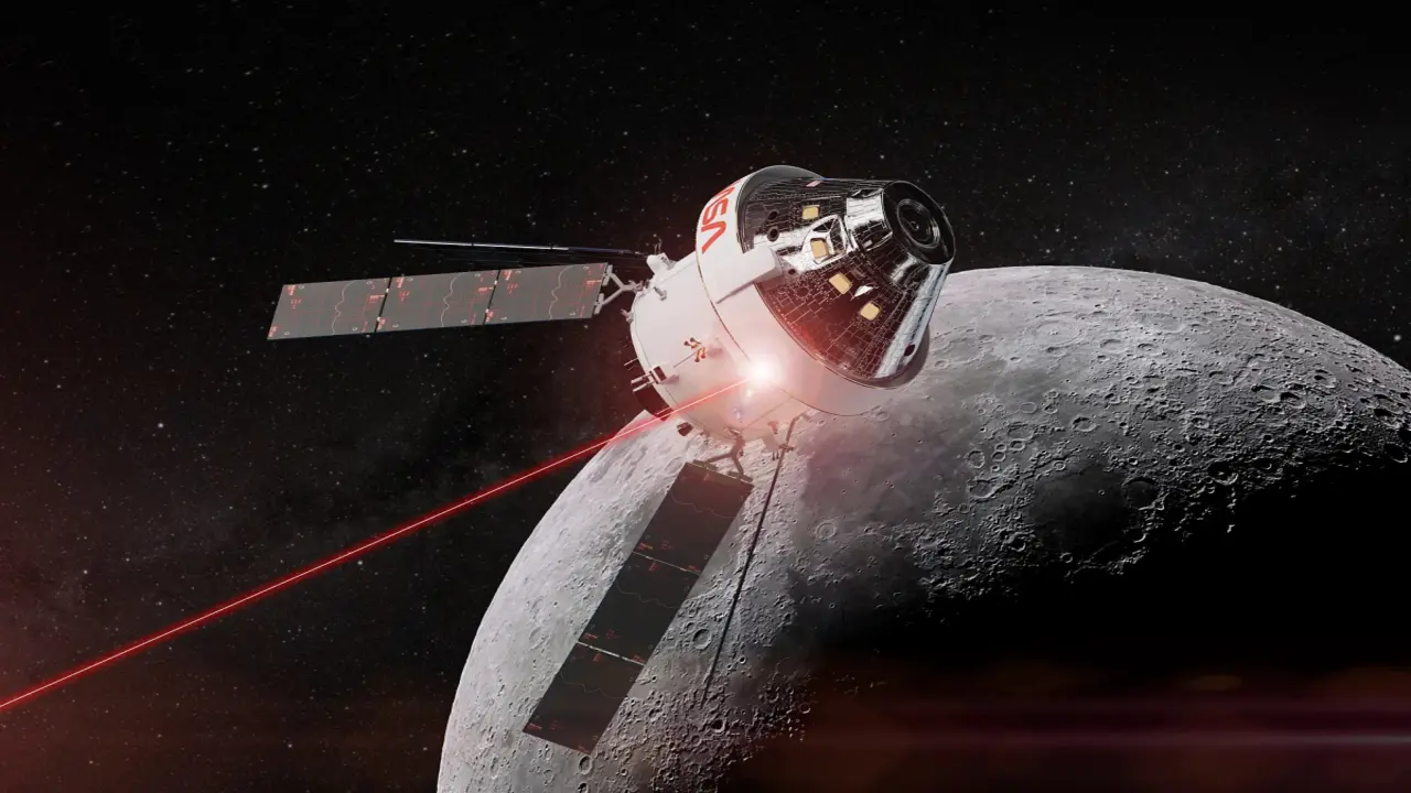 Công nghệ giúp truyền dữ liệu khi tàu Orion bay quanh Mặt Trăng