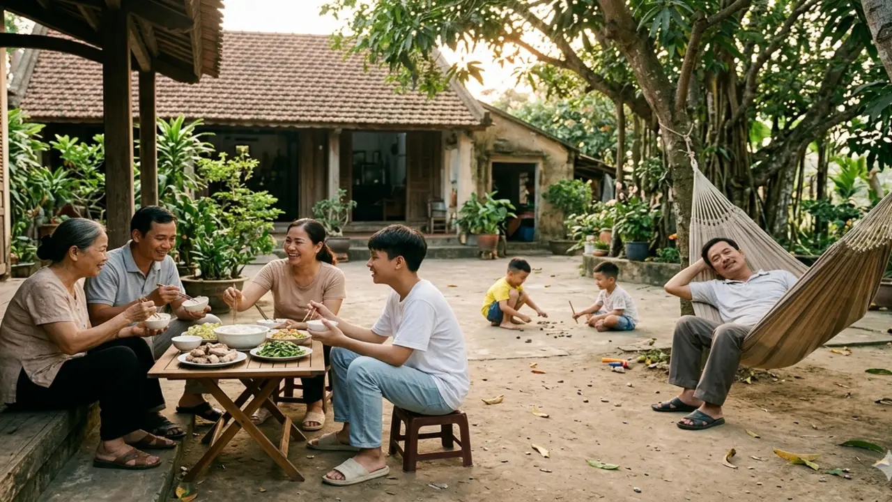 Dịp nghỉ lễ 30-4: Nằm võng, uống cà phê sữa, team building, mặc áo cờ đỏ sao vàng… còn gì bằng!