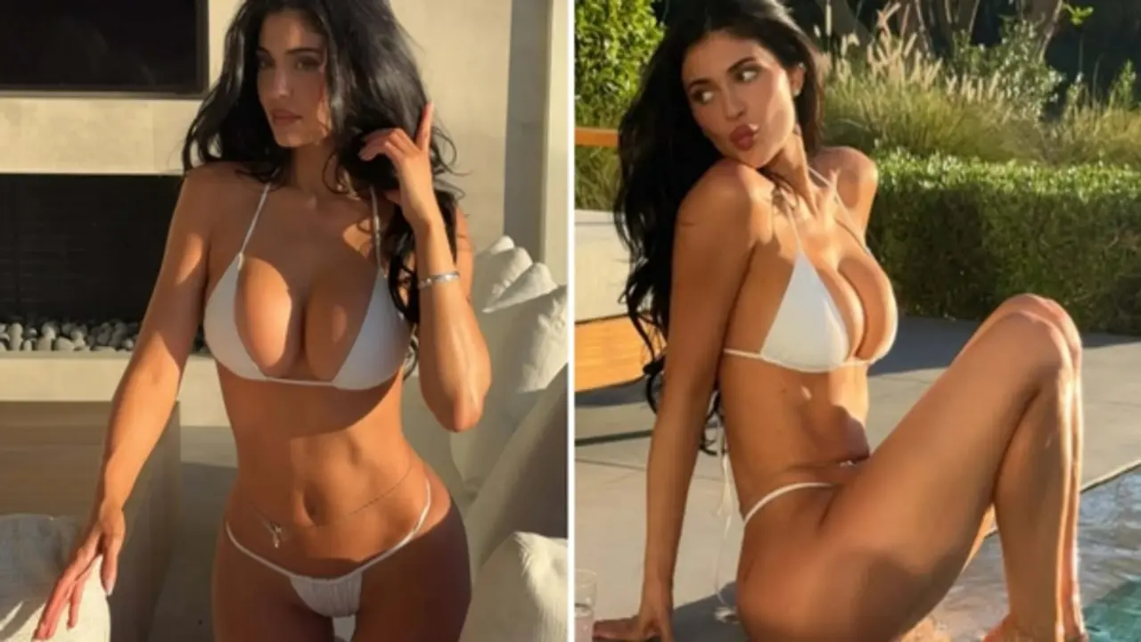 Kylie Jenner khoe đường cong nóng bỏng với bikini