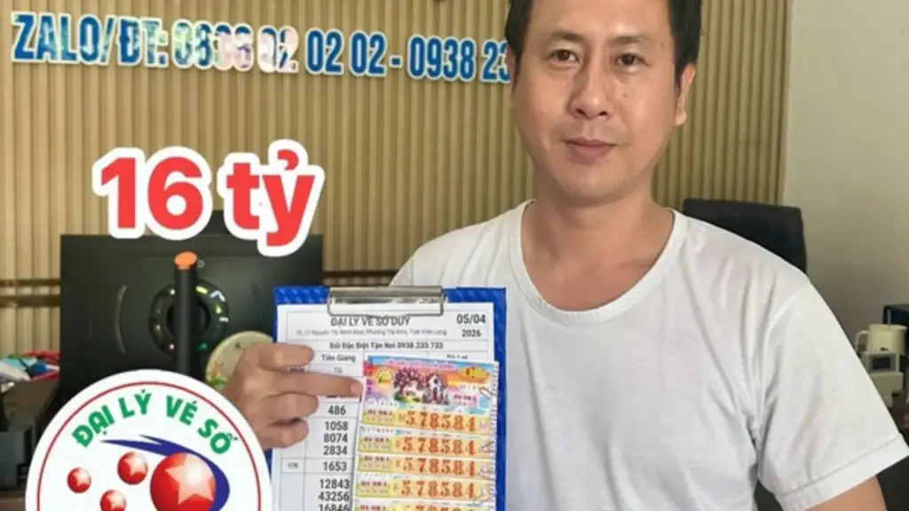 Mua 6 tờ dịp Tết Thanh minh, khách trúng độc đắc xổ số miền Nam