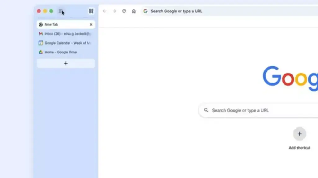 Trình duyệt Chrome cho xếp tab theo hàng dọc