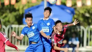 Trường ĐH Svay Rieng 0-0 Trường ĐH Nha Trang: Quyết tâm chinh phục tấm HCĐ