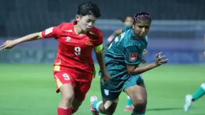 U20 nữ Việt Nam - Nhật Bản (hiệp 1) 0-0: cột dọc cứu thua cho Việt Nam