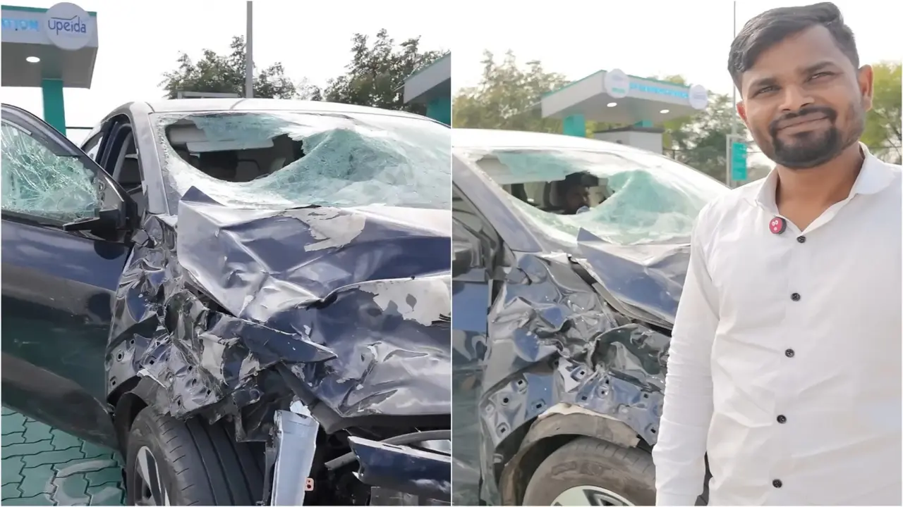 Xe điện vẫn chạy phà phà sau tai nạn nghiêm trọng